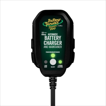 Picture of Battery Tender 12V 800mA Selectable Lead Acid/Lithium Battery Charger