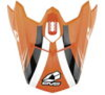 Picture of EVS T3 Works Visor - Orange/White/Black