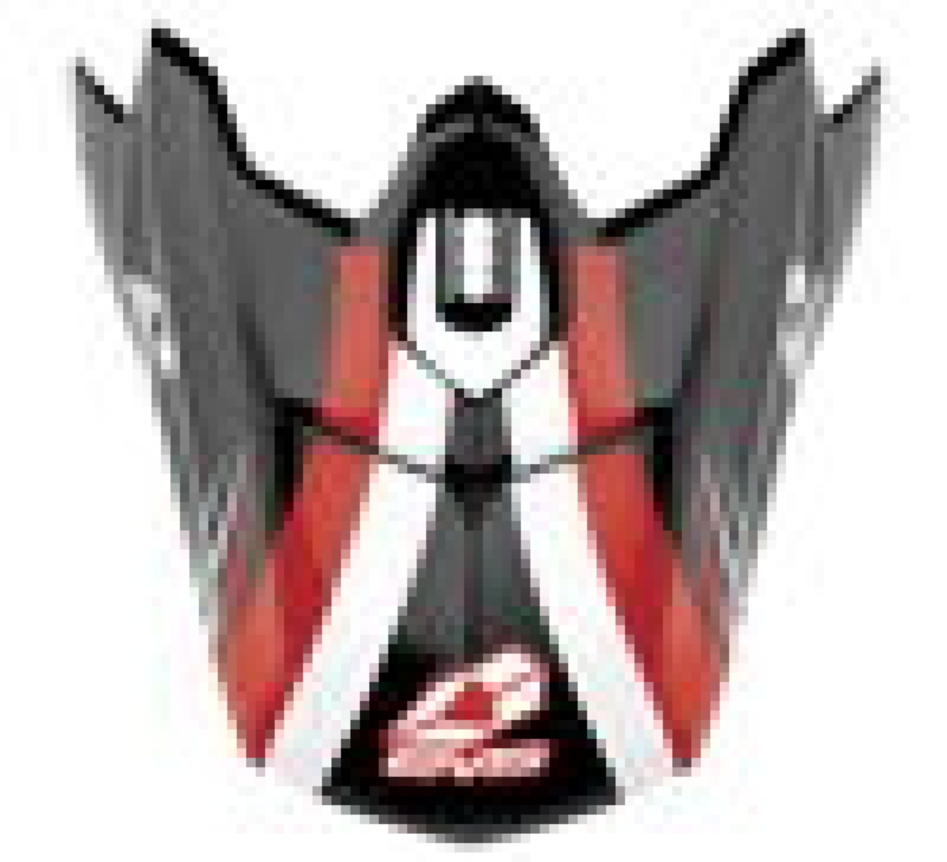 Picture of EVS T3 Works Visor - Black/White/Red