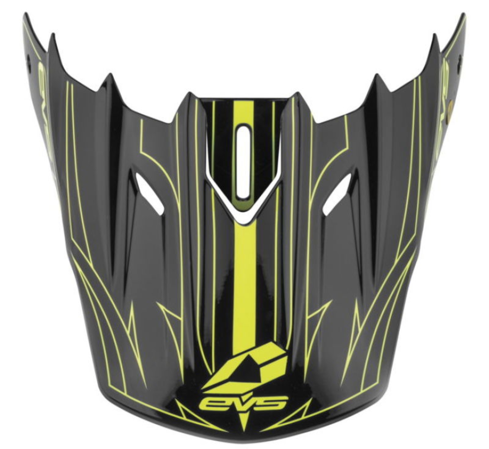 Picture of EVS T5 Pinner Visor - Black/Hiviz Yellow