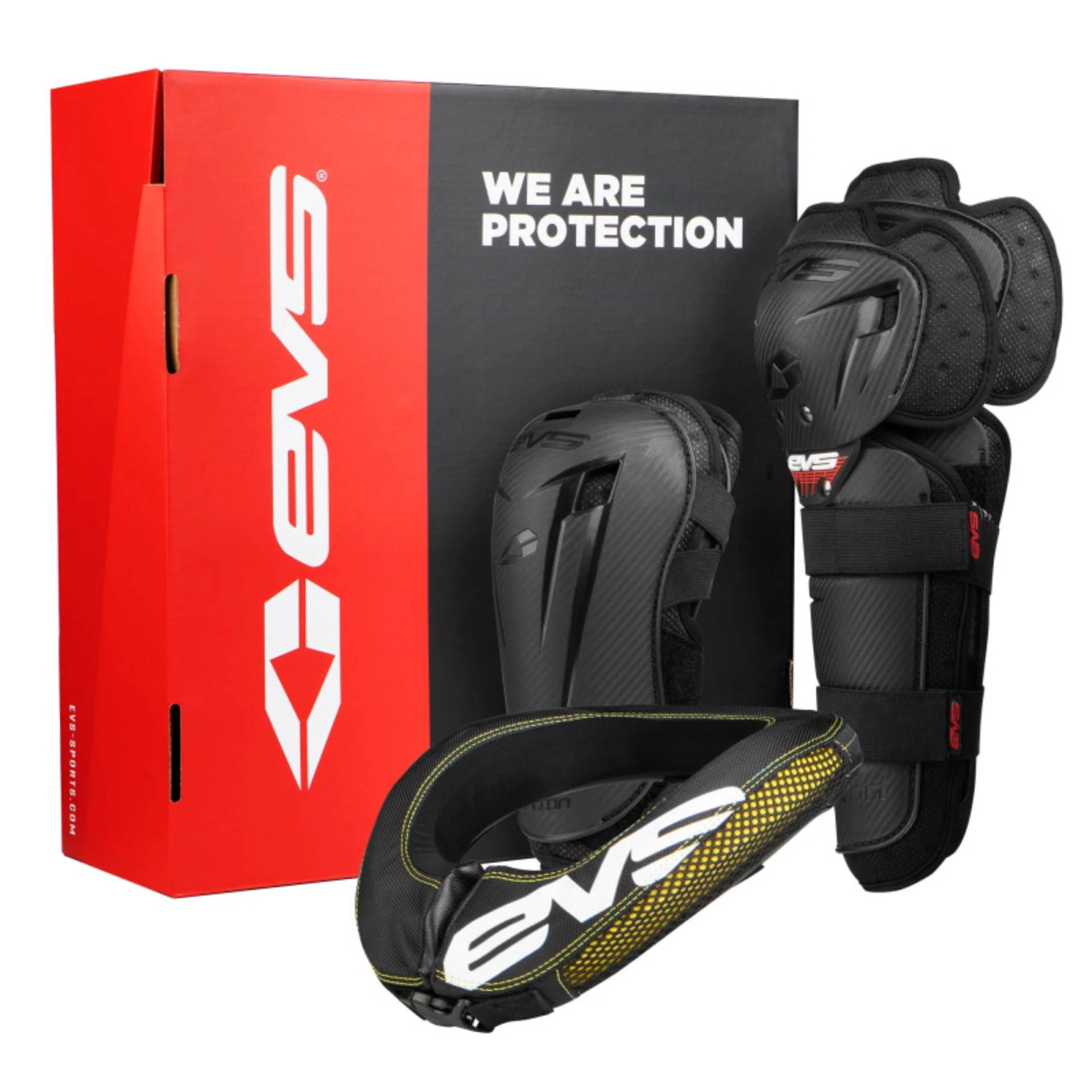 Picture of EVS Slam Combo(Option Knee/ Option Elbow/ R2 Collar) Black -Youth