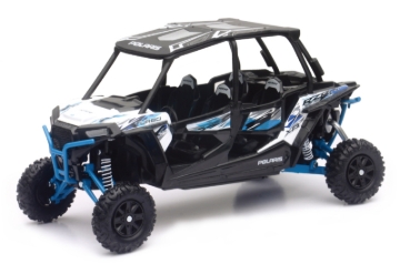 Picture of New Ray Toys Polaris RZR XP4 Turbo EPS (Matte White Lightning)/ Scale - 1:18