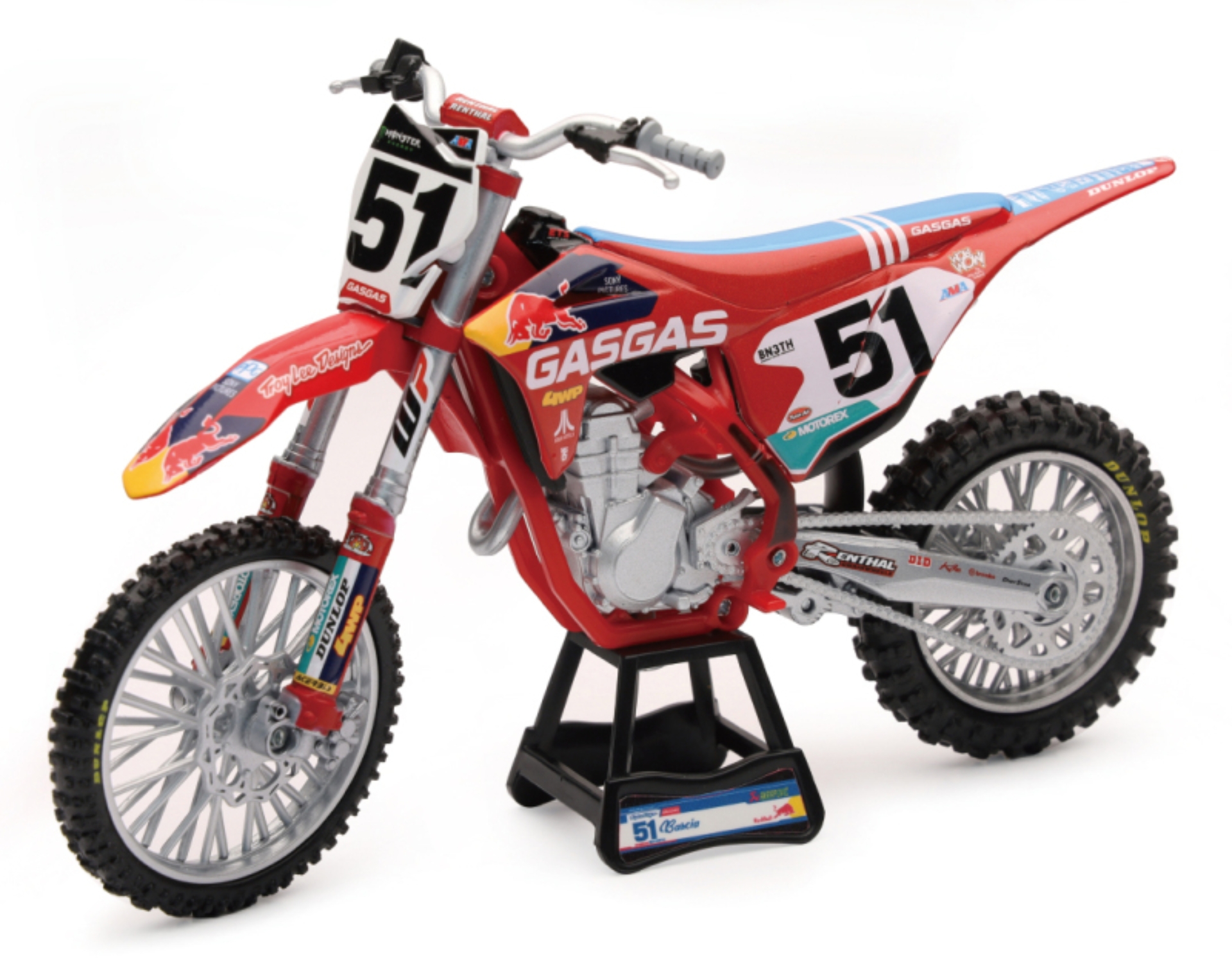Picture of New Ray Toys TLD Redbull GASGAS MC 450F (Justin Barcia)/ Scale - 1:12