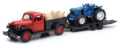 Picture of New Ray Toys 1946 Dodge Power Wagon with Farm Tractor/ Scale - 1:32