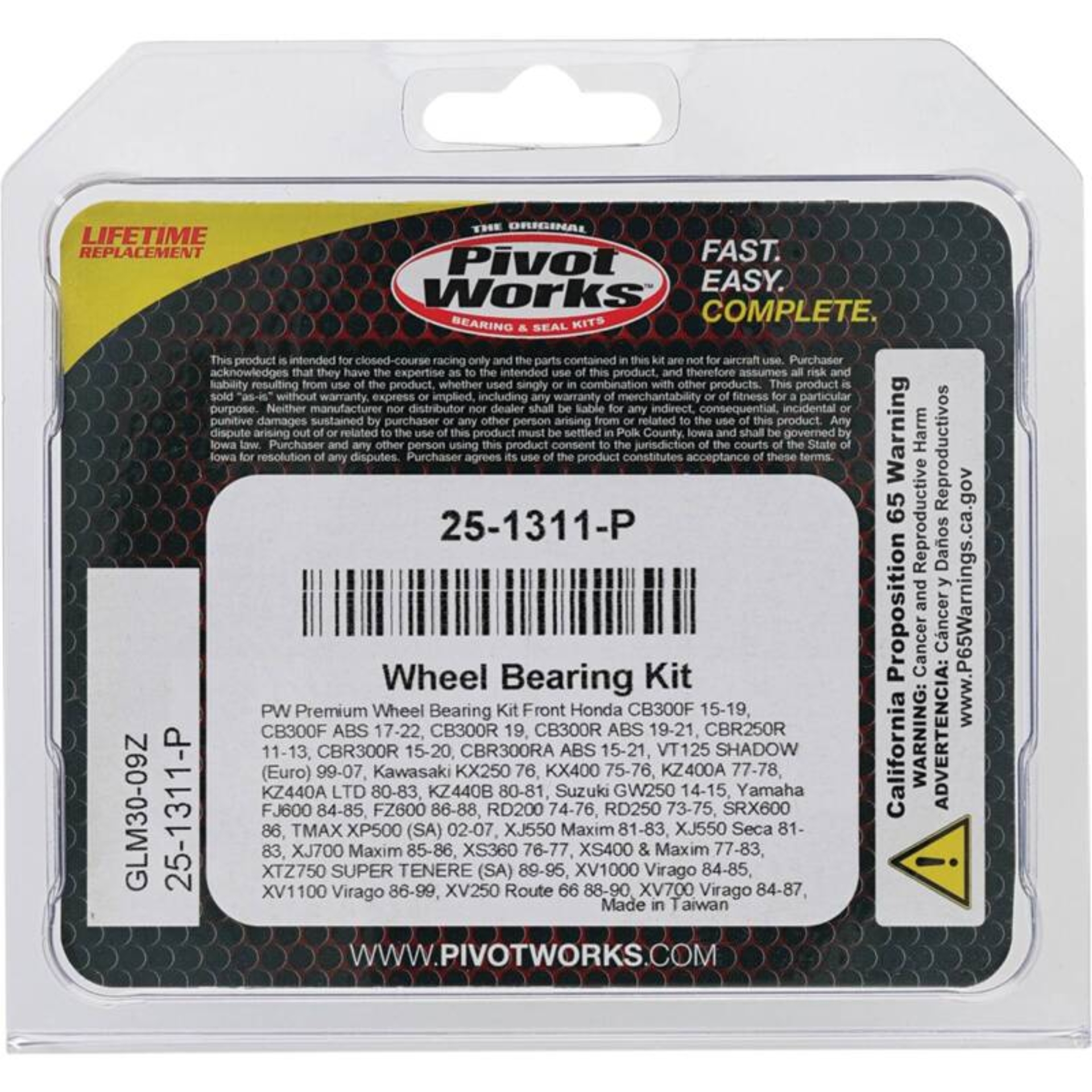 Picture of Pivot Works Premium Wheel Bearing