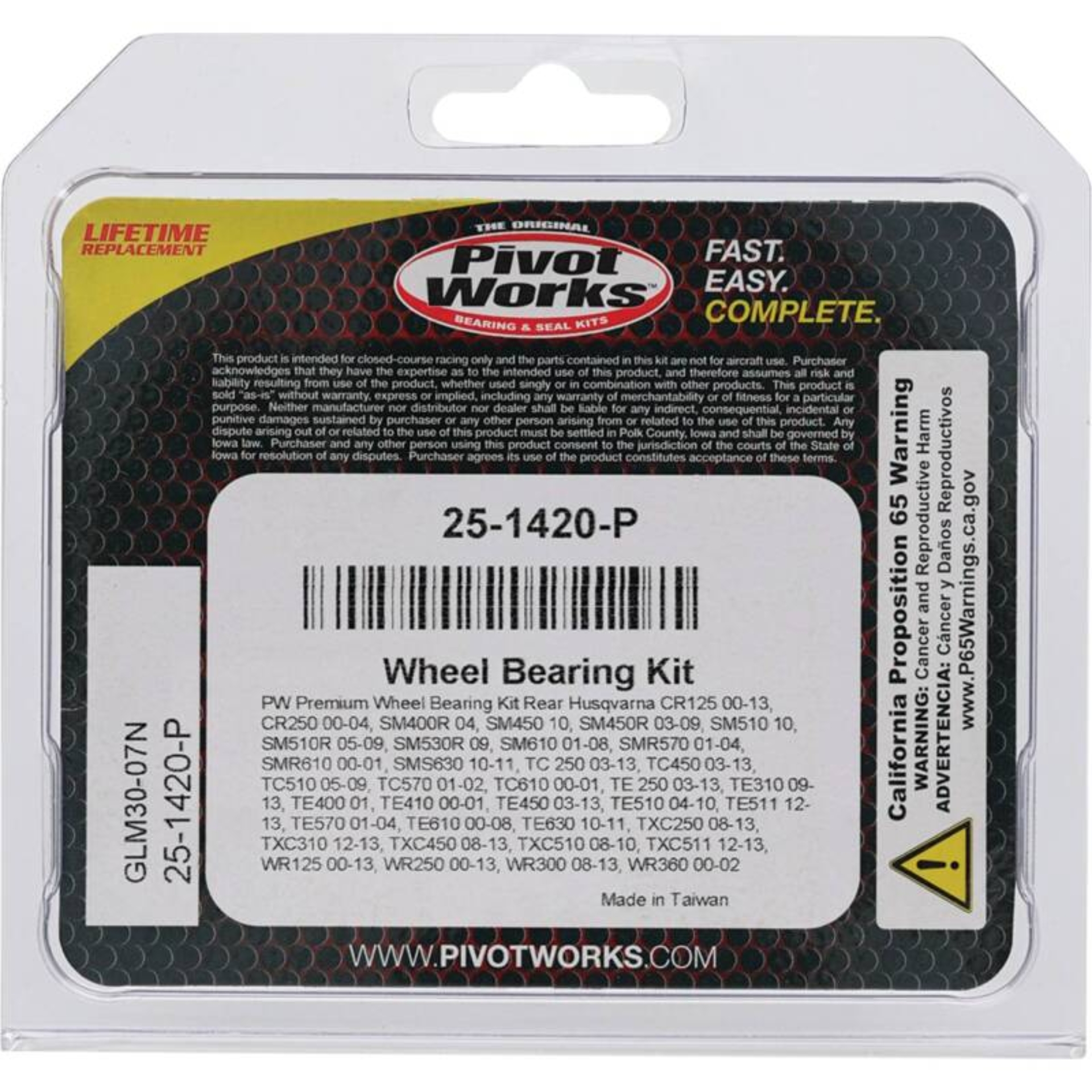 Picture of Pivot Works Premium Wheel Bearing