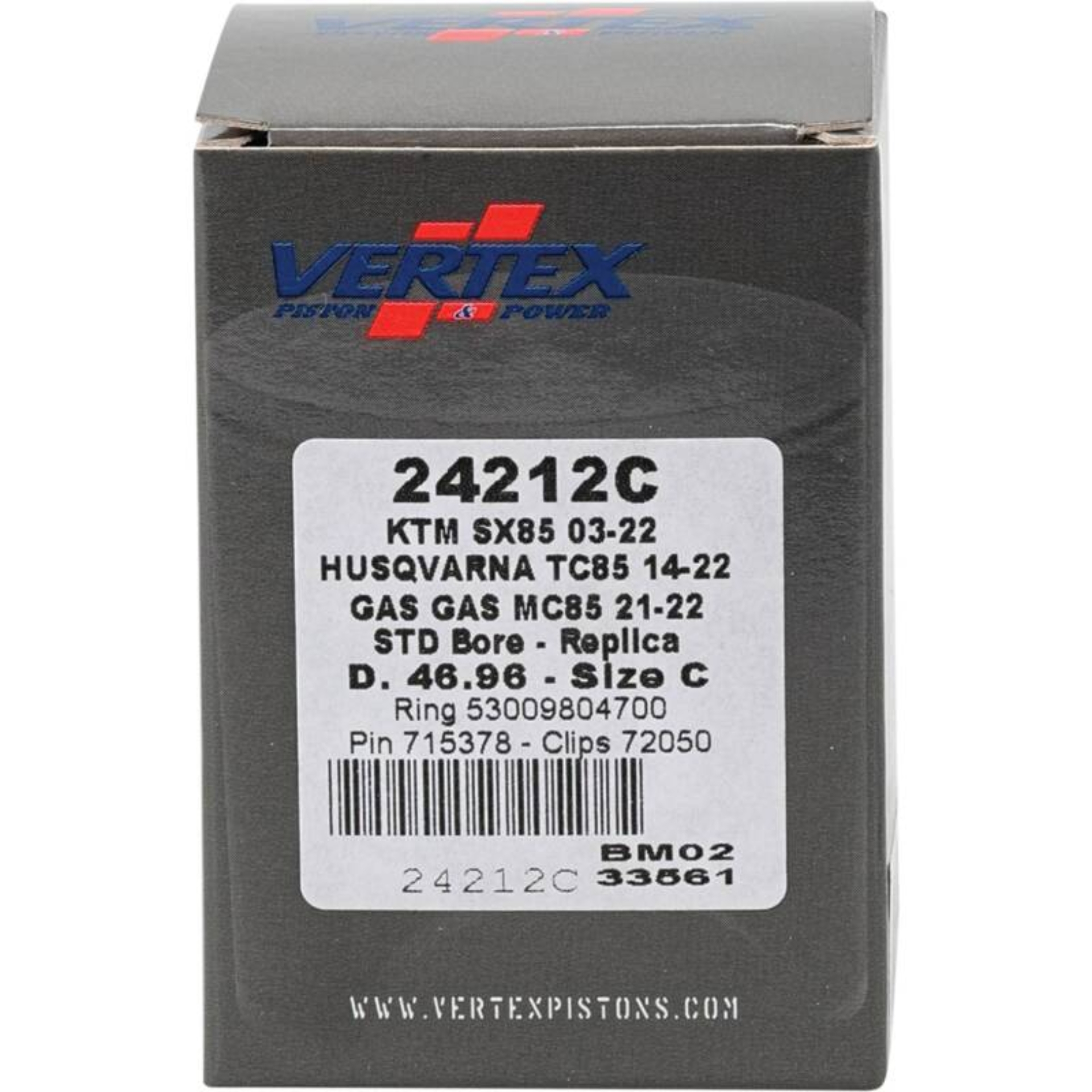 Picture of Vertex Pistons 03-24 85 SX/13-24 85 SX BW/13-14 85 SXS Cast Replica Piston Kit
