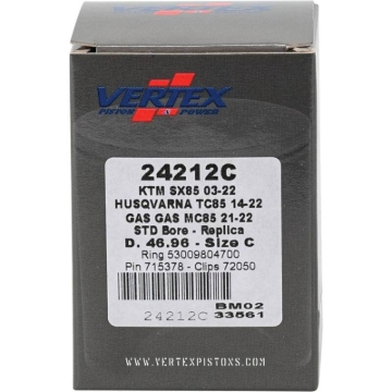 Picture of Vertex Pistons 03-24 85 SX/13-24 85 SX BW/13-14 85 SXS Cast Replica Piston Kit