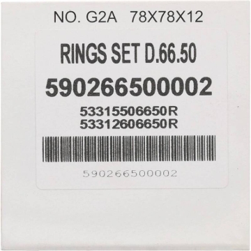 Picture of Vertex Pistons 87-06 YFZ 350 Banshee Piston Ring - 66.500mm