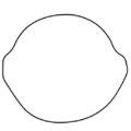 Picture of Vertex Pistons VEP Clutch Cover Gasket Gasket Kits - 817252