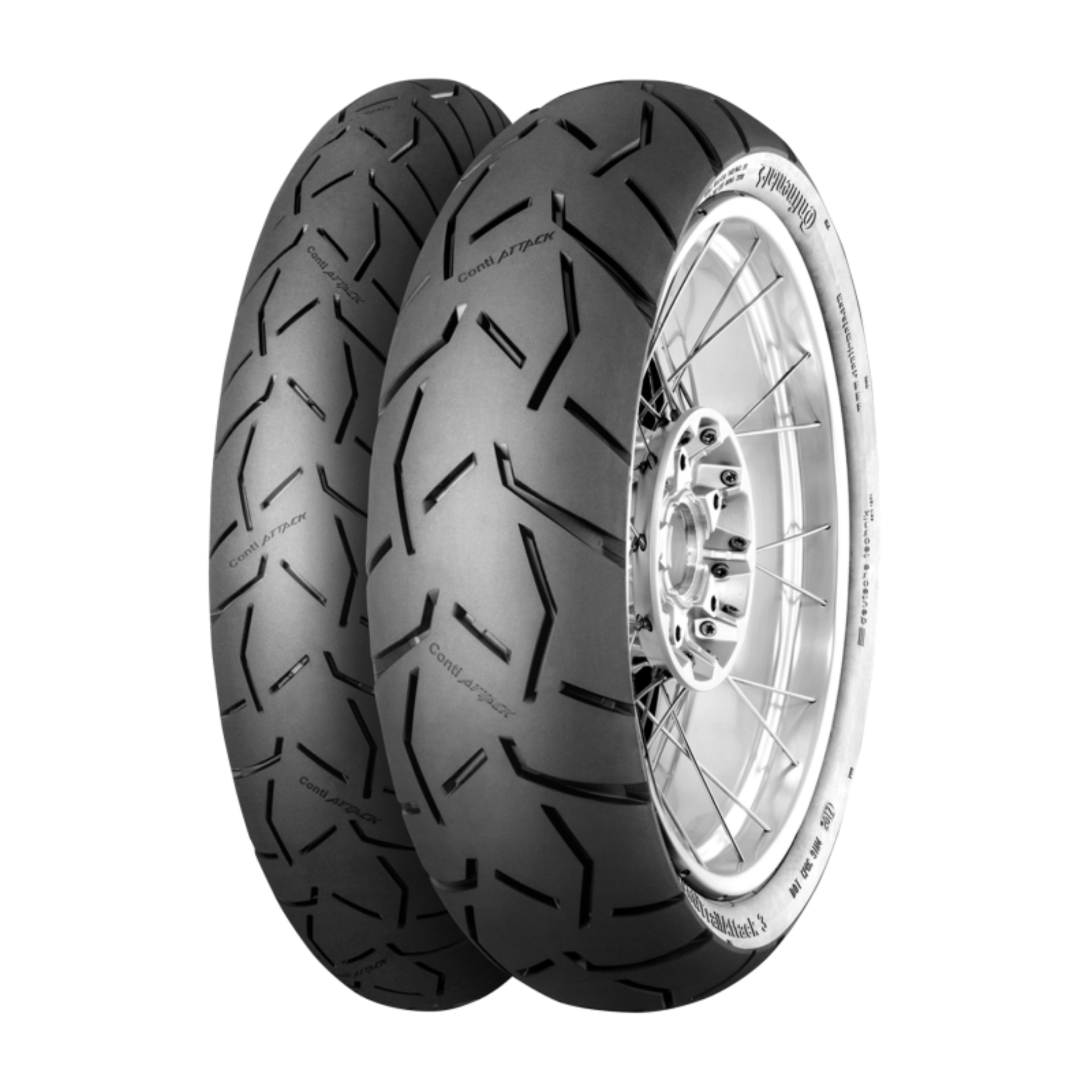 Picture of Continental ContiTrailAttack 3 - 120/70 ZR 17 M/C (58W) TL Front