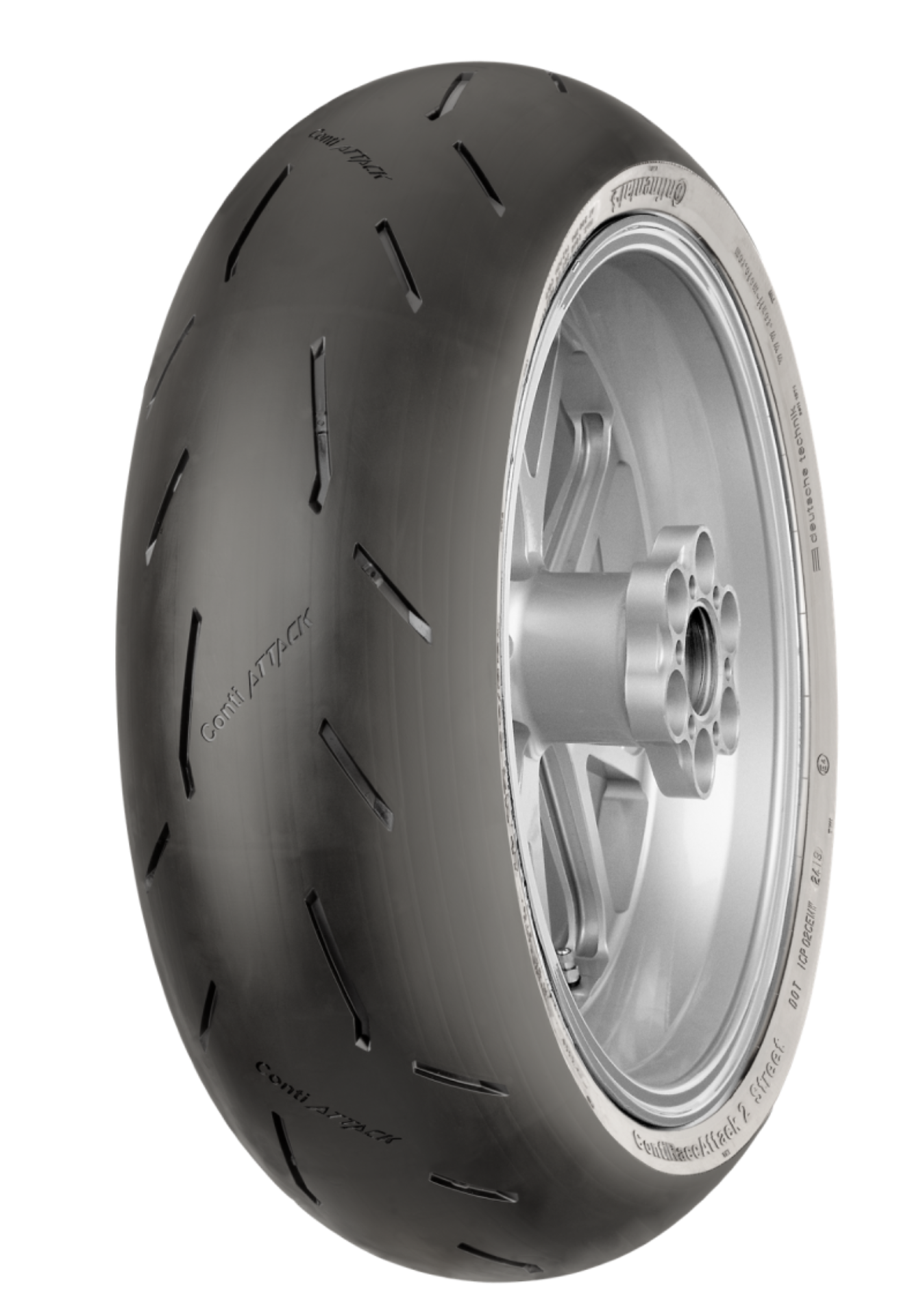 Picture of Continental ContiRaceAttack 2 Street - 200/55 ZR 17 M/C (78W) TL Rear