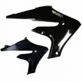 Picture of Cycra 20+ Yamaha WR250F Powerflow Radiator Shrouds - Black