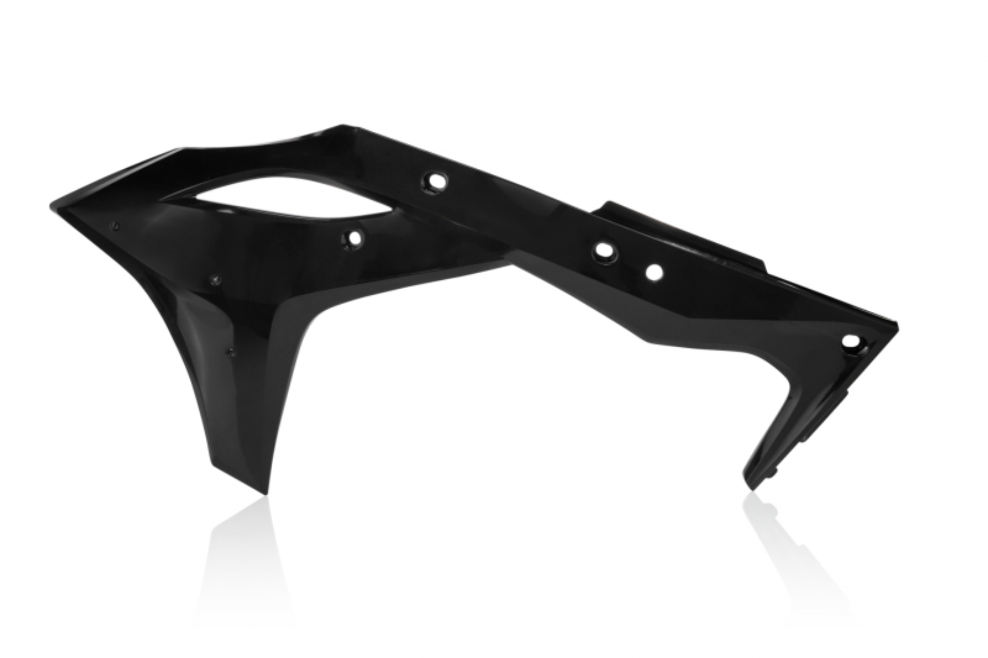 Picture of Cycra 17-20 Kawasaki KX250F Powerflow Radiator Shrouds - Black