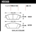 Picture of Hawk 07 Chevy Tahoe LTZ LTS Rear Brake Pads