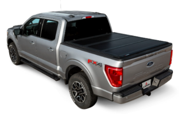 Picture of LEER 2017+ Ford Super Duty HF350M 6Ft 9In Tonneau Cover - Folding Full Size Standard Bed