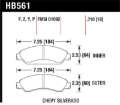Picture of Hawk 07 Chevy Tahoe LTZ Front LTS Brake Pads