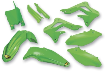 Picture of Cycra 13-16 Kawasaki KX250F Powerflow Body Kit - OEM Green