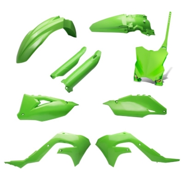Picture of Cycra 21-23 Kawasaki KX250F Powerflow Body Kit - OEM Green