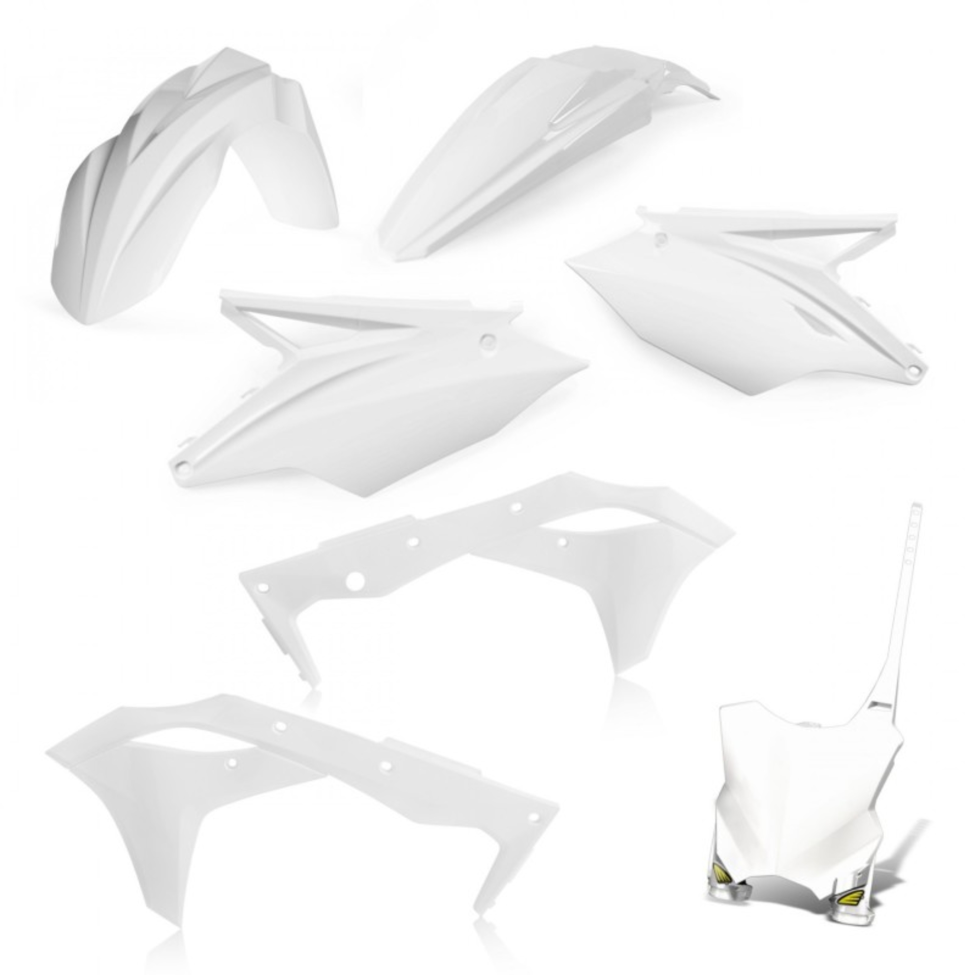 Picture of Cycra 17-20 Kawasaki KX250F 5-pc Replica Body Kit - White