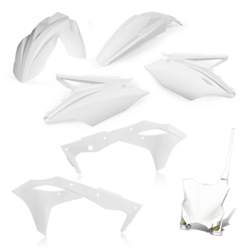 Picture of Cycra 17-20 Kawasaki KX250F 5-pc Replica Body Kit - White