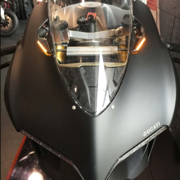 Picture of New Rage Cycles 11-14 Ducati 1199 Panigale Mirror Block Off Turn Signals