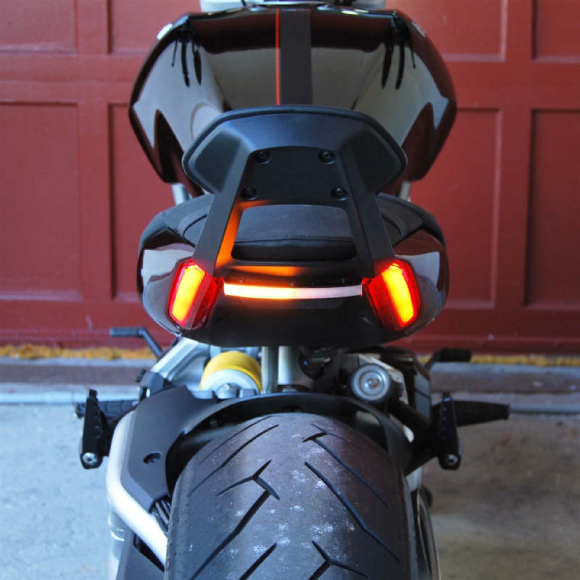 Picture of New Rage Cycles 16+ Ducati XDiavel Rear Turn Signals (Backrest) w/L