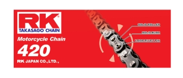 Picture of RK Chain RK-M 420-76 - Natural