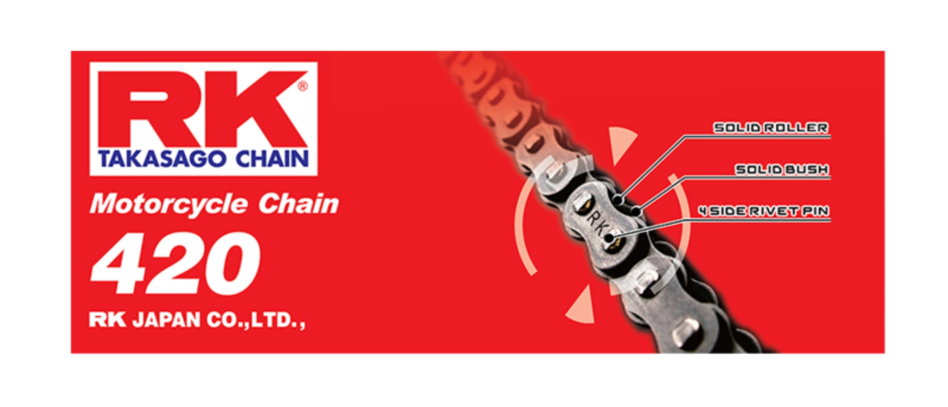 Picture of RK Chain RK-M 420-86 - Natural