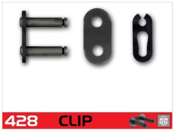 Picture of RK Chain 428 Clip Link - Natural