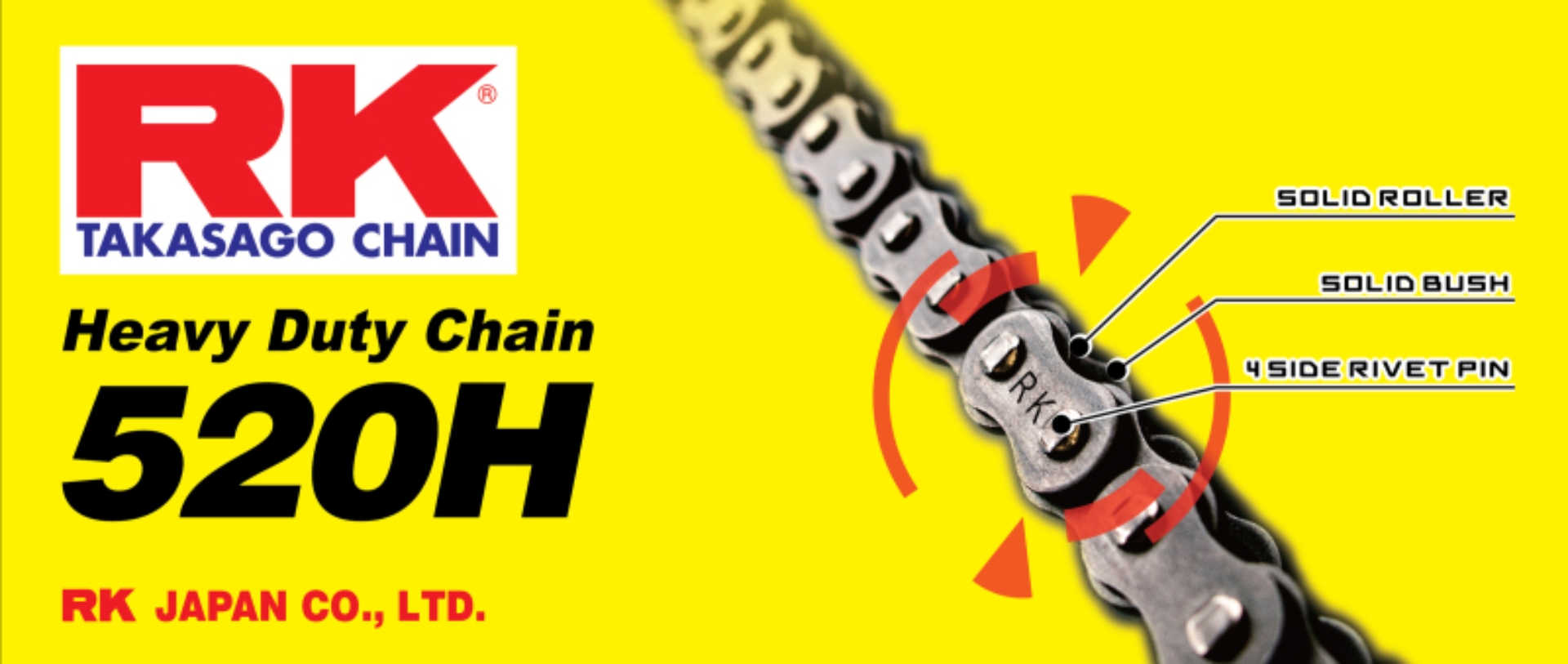 Picture of RK Chain 520H-120 - Natural