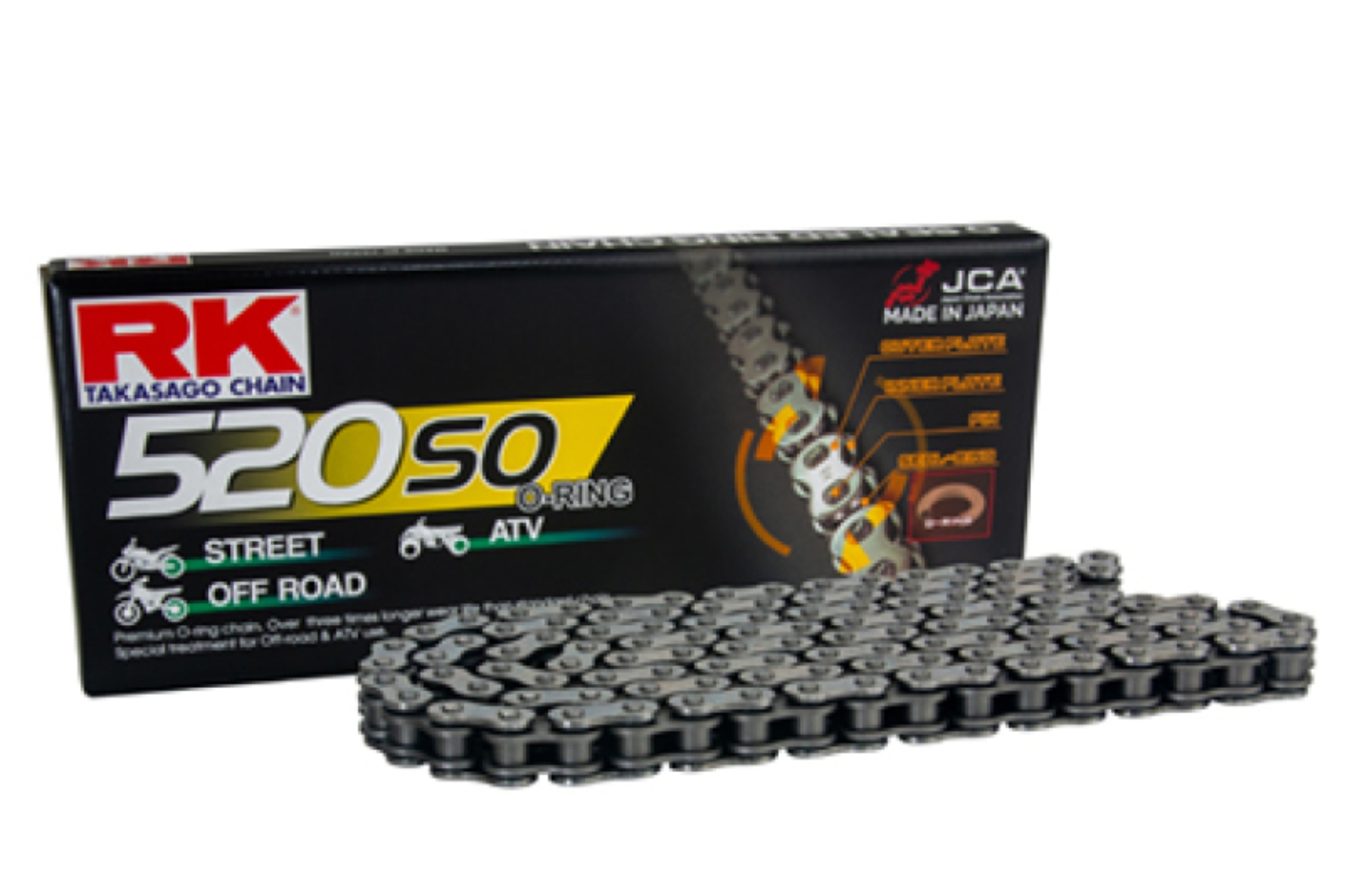 Picture of RK Chain 520SO-108L O-Ring - Natural