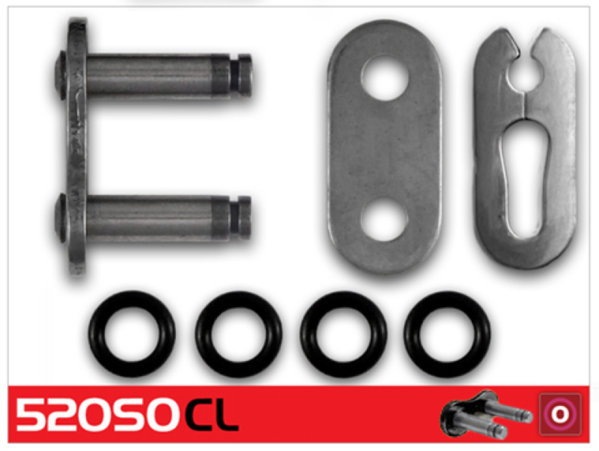 Picture of RK Chain 520SO Clip Link - Natural