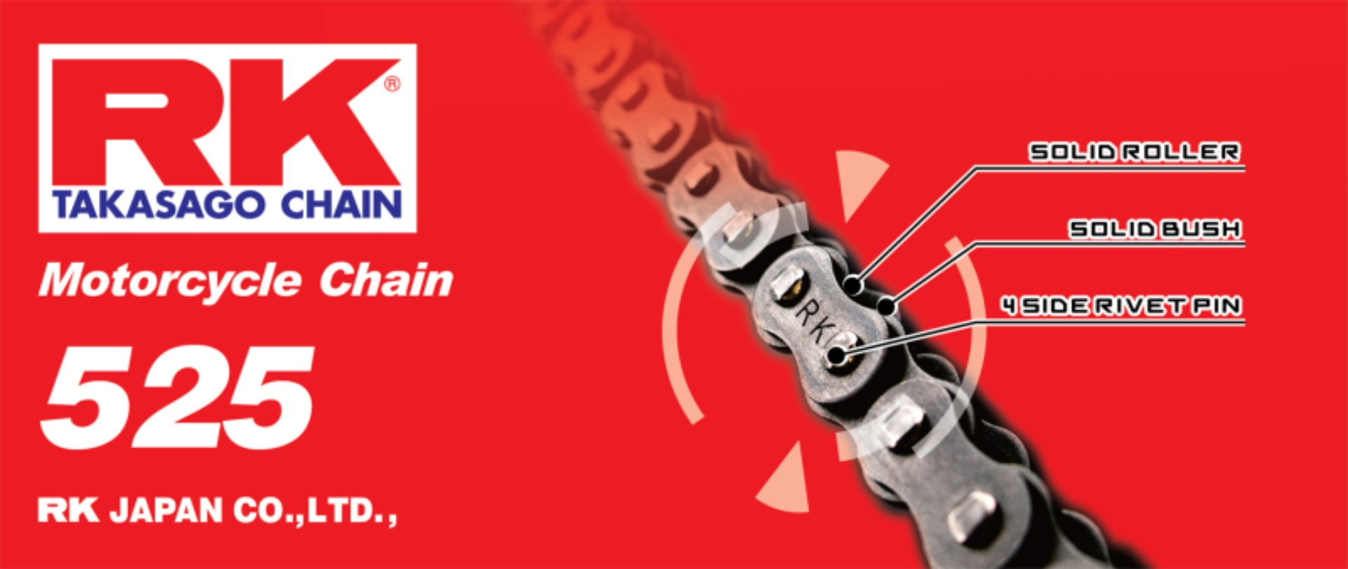 Picture of RK Chain RK-M 525-120L - Natural