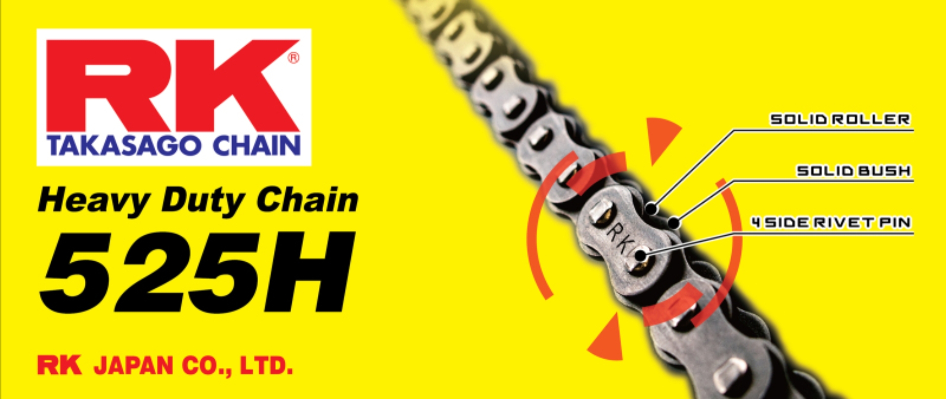 Picture of RK Chain RK-M 525H-130L - Natural