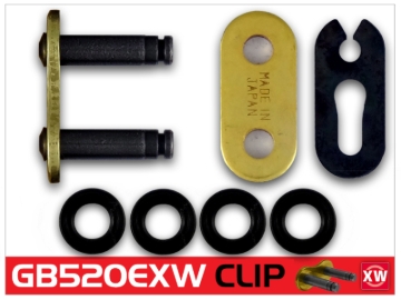 Picture of RK Chain GB520EXW Clip Link - Gold