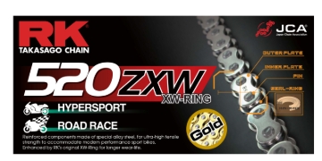 Picture of RK Chain GB520ZXW-120L XW-Ring - Gold