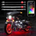 Picture of XK Glow Strip Million Color XKCHROME ATV/Motorcycle LED Accent Light Kit (14xPod + 12x10In)