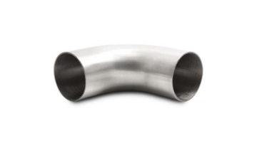 Picture of Vibrant 2.0in OD 3.23in Tangent Length T304 SS 90 Deg Mandrel Bend w/Extended Leg Length
