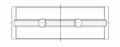 Picture of ACL Ford 2.0L/2.3L DOHC Duratec Race Series Main Bearing Set (Size .025)