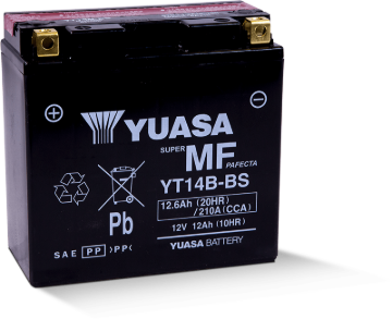 Picture of Yuasa YT14B-BS Maintenance Free 12-Volt AGM Battery w/Bottle