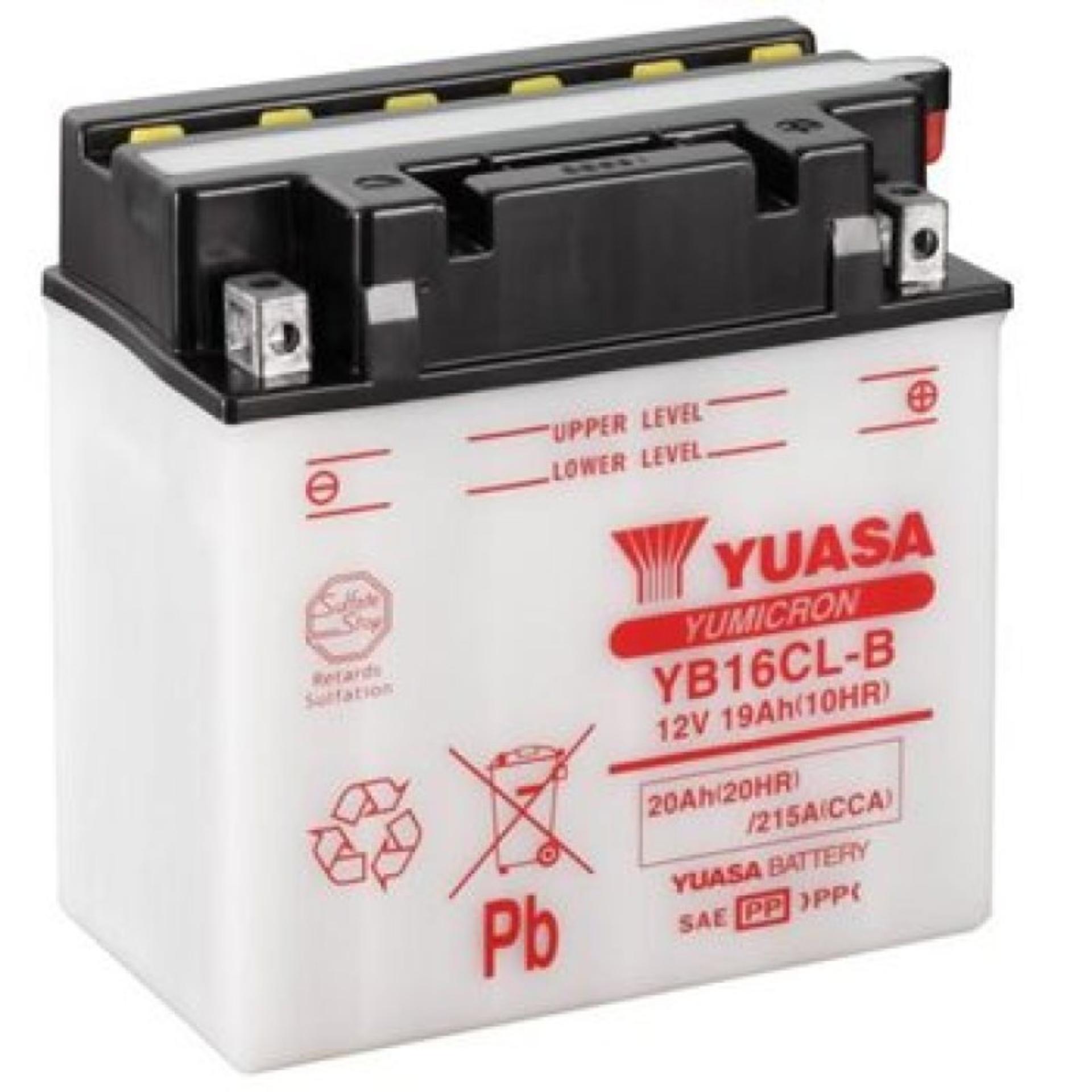 Picture of Yuasa YB16CL-B Yumicron 12-Volt Battery