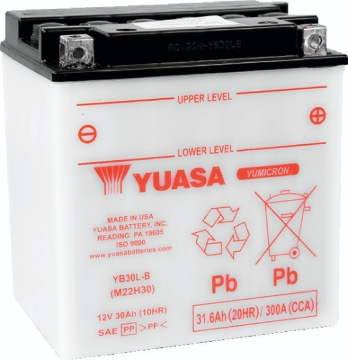 Picture of Yuasa YB30L-B Yumicron CX 12-Volt Battery