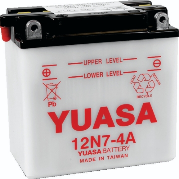 Picture of Yuasa 12N7-4A Conventional 12-Volt Battery