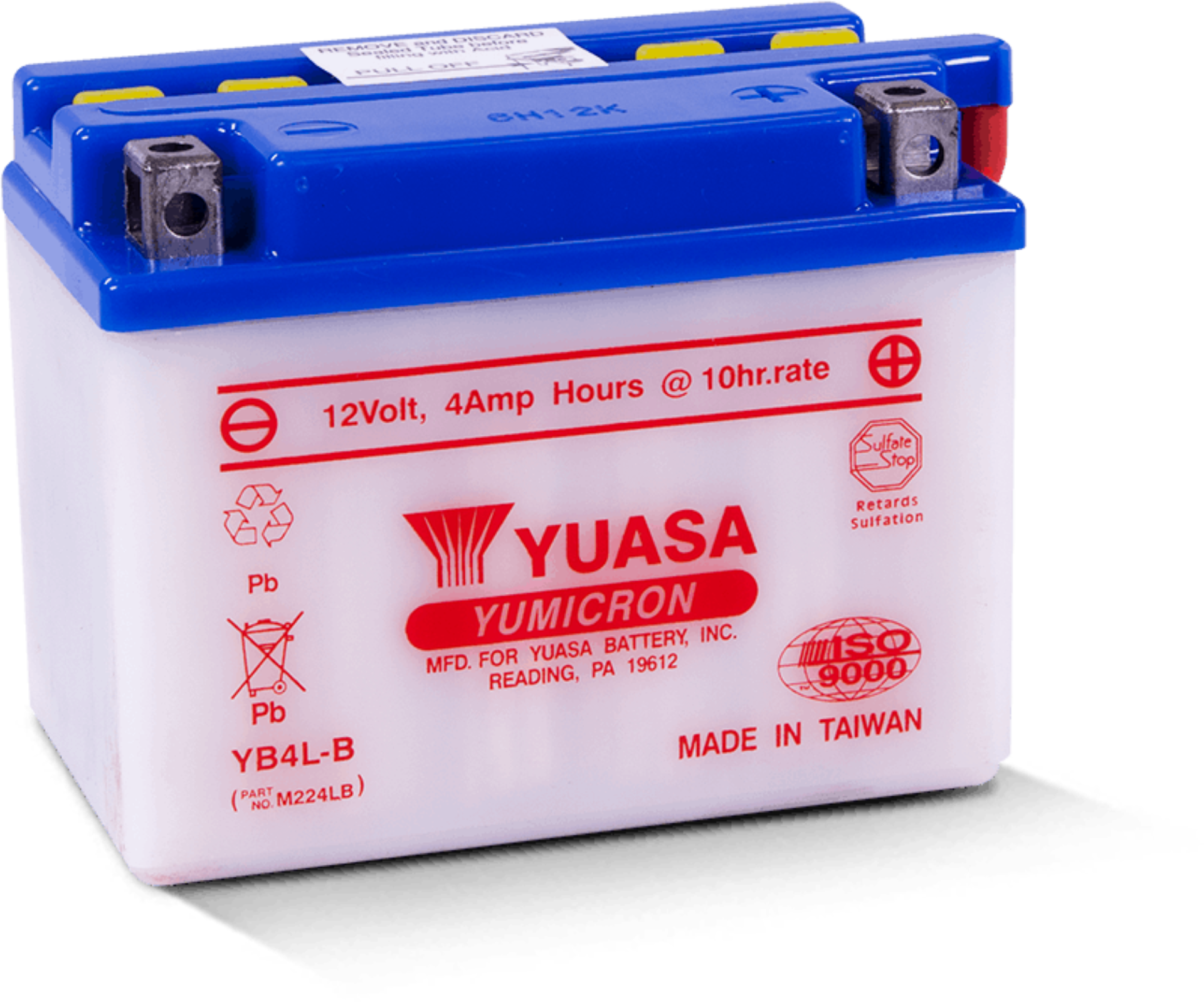 Picture of Yuasa 12N14-3A Conventional 12-Volt Battery