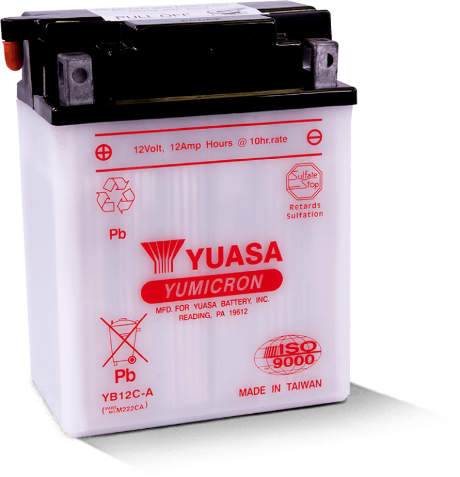 Picture of Yuasa YB12C-A Yumicron 12-Volt Battery
