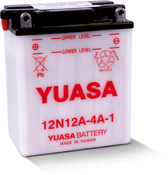 Picture of Yuasa 12N12A-4A-1 Conventional 12-Volt Battery