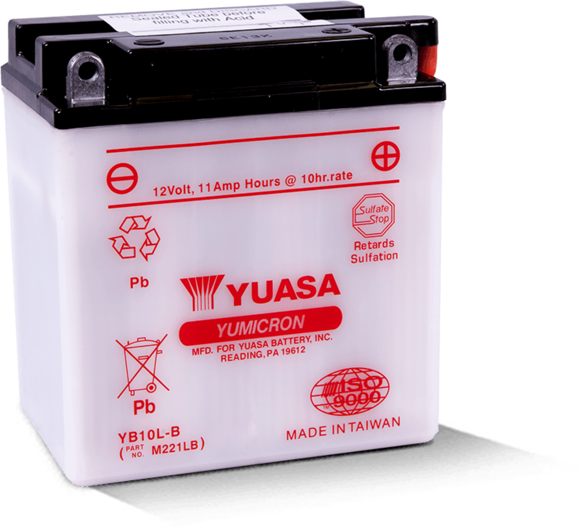 Picture of Yuasa YB10L-B Yumicron 12-Volt Battery