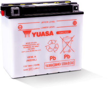 Picture of Yuasa YB18L-A Yumicron 12-Volt Battery