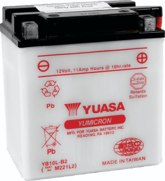 Picture of Yuasa YB10L-B2 Yumicron 12-Volt Battery